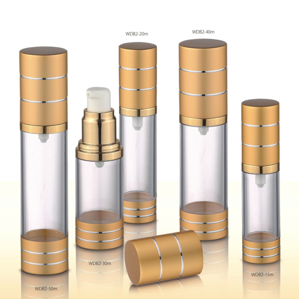 15ML 20ML 30ML 40ML 50ML Airless Bottle with Pump Sprayer PP Plastic Type Cylinder Shape