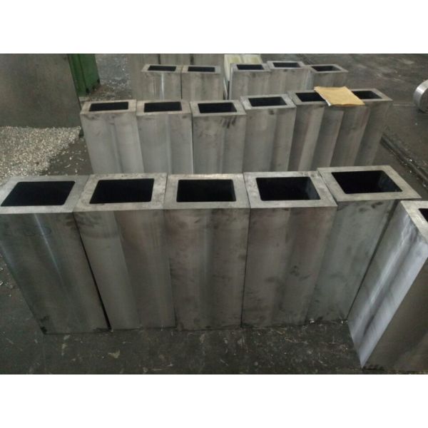 High Strength Aluminum Forging Parts 7075 T7 Forged Aluminum Rectangular Tubes