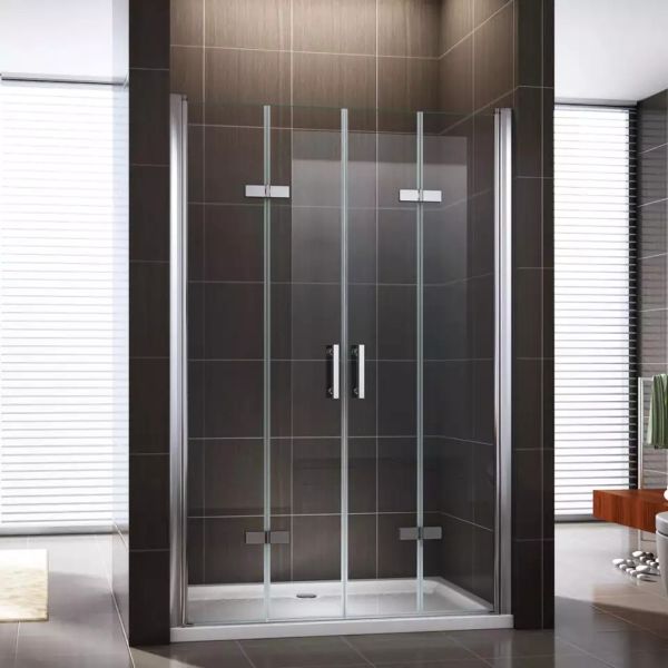 6mm Glass Shower Enclosure Hinge Pivot Square Aluminum Frame With Base