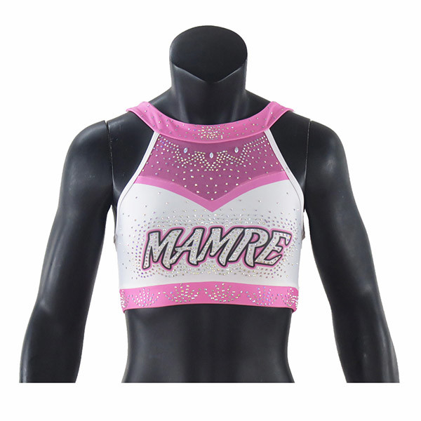 Adults Cheerleader Warm Up Suits Crop And Pleated Skirt Anti Bacterial