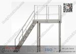 Ladder platform bar stair galvanized industrial steel stair