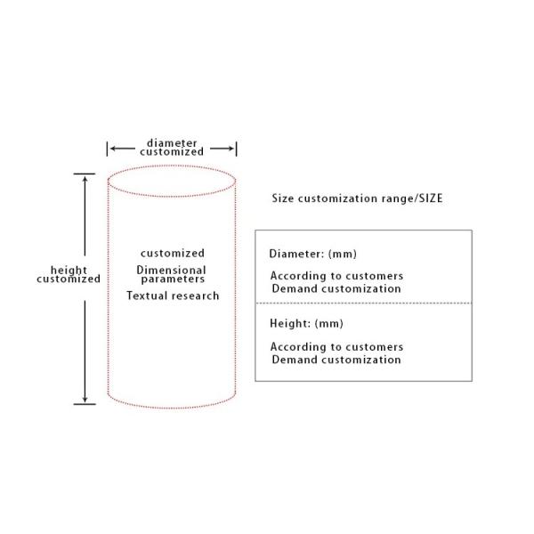 Empty paper packaging rod rotary deodorizer rod container, used for packaging.