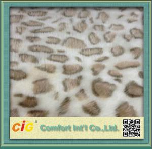Quality 100% Polyester Soft Lamb Wool Fake Fur / Faux Fur Fabric For Auto Interior Upholstery wholesale