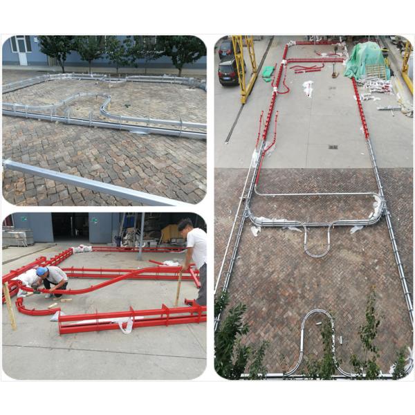 40m*13m*6m Workshop Electrostatic Powder Coating Line Metal Powder Coating Machine