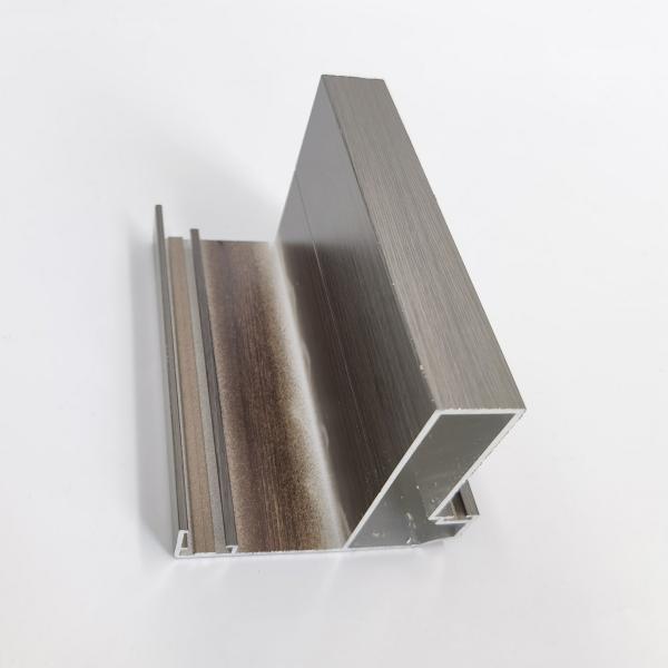 OEM Aluminum Extruded Profile Electrophoretic Coated Fire Resistant