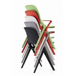 Quality Leisure Plastic Restaurant Chairs Modern Outdoor Dining Chairs wholesale