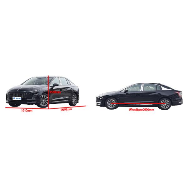 Luxury Pure Electric Vehicle Hong Qi E-QM5 Midsize New Energy Car