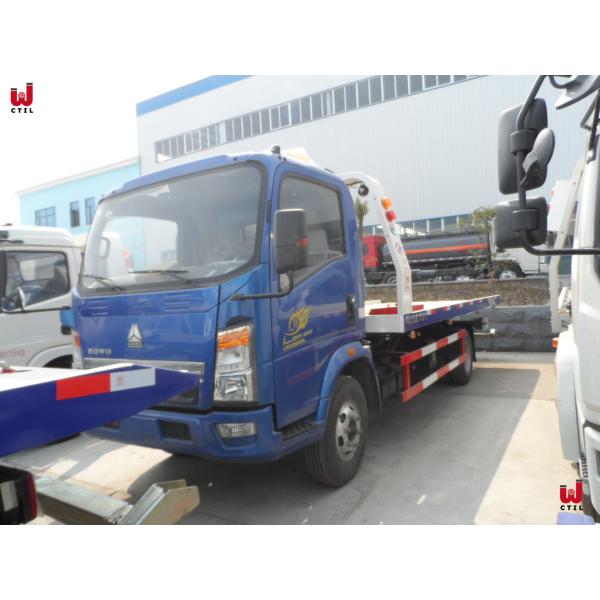 Cnhtc Wrecker Tow Truck Blue 4X2 Heavy Duty Wrecker Manual