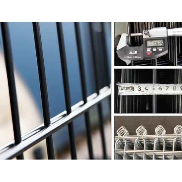 Ornamental 1m Height Double Loop Wire Fence Metal Welded Mesh Gardens 8/6/8mm