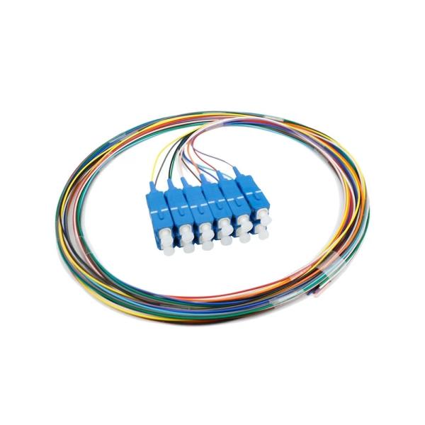 12 Core Pigtails SC/UPC SC/APC Single-Mode 12 Color Fiber Optical Pigtail