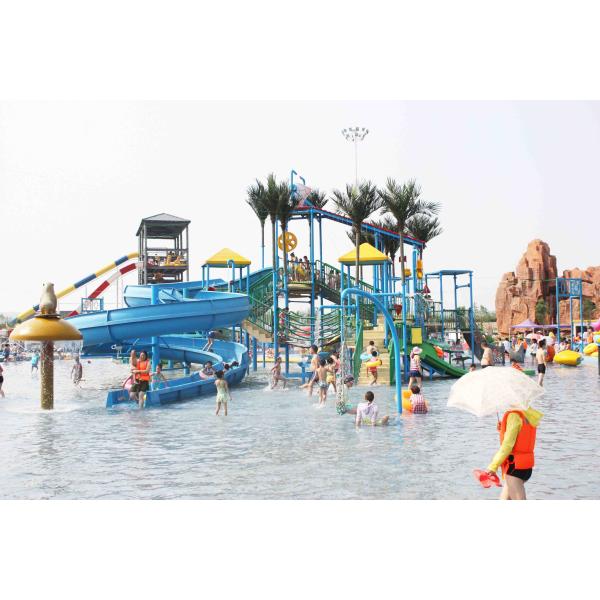 Large aqua playground equipment in waterpark projects , aqua park games