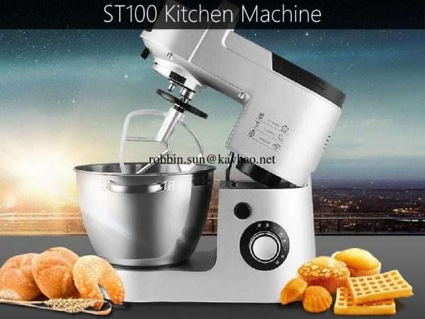 ST100 1500w Diecast Aluminium Professional Planetary Sand Mixer Kitchen Machine