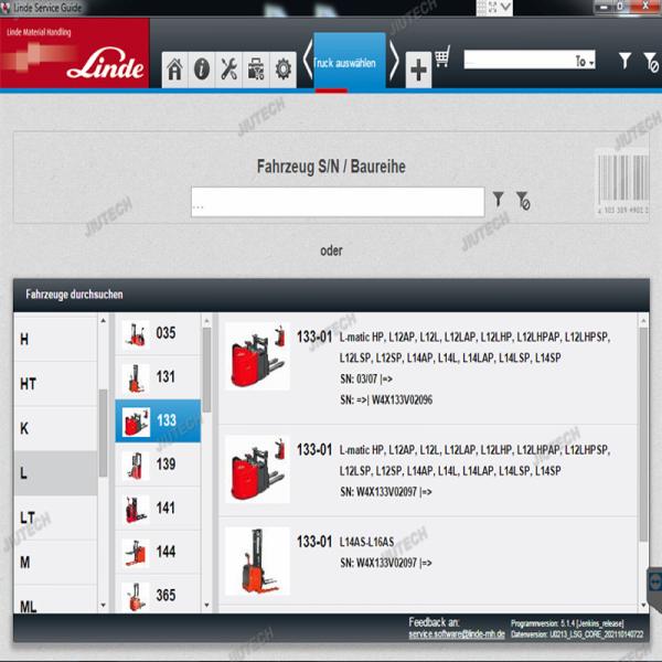 Forklift Linde Canbox Doctor Forklift Truck Diagnostic Tool Linde LSG Pathfinder Diagnosis Scanner and CF19 laptop