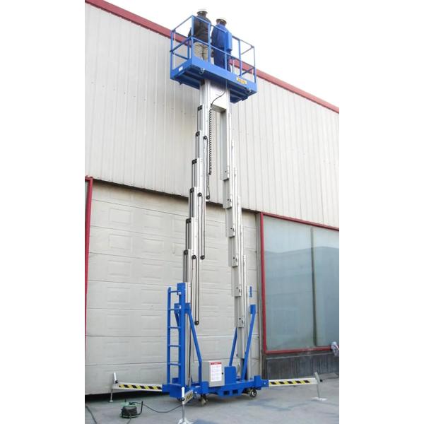 6 - 12m Aluminum Alloy Single Person Hydraulic Lifting Platform Electric Aerial Lift