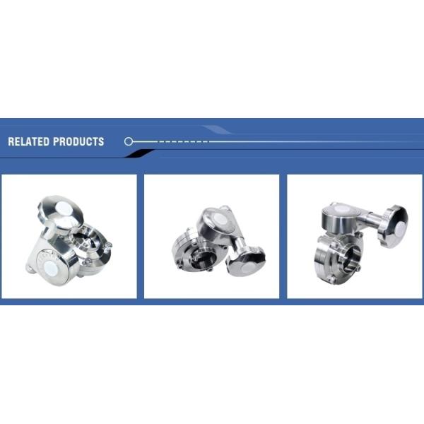 Donjoy Stianless Steel Manual Fine Tuning Sanitary Butterfly Valves