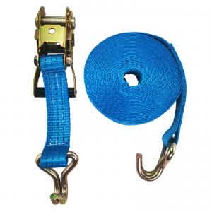 Quality 5000KG Capacity Polyester Yarn 10m Ratchet Tie Down Strap wholesale