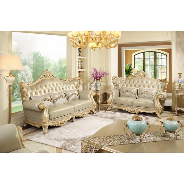 Italy Leather Luxury Sofa sets 1+2+3 for Villa living room used upholstered furniture made inChina factory direct price
