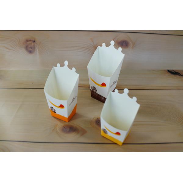 French Fries Box Food Packaging Paper Box Custom Design With Recycled Materials