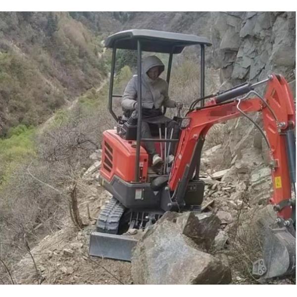 Dopro Hydraulic Mini Crawler Digger 1.6Ton 14kw Engine Power