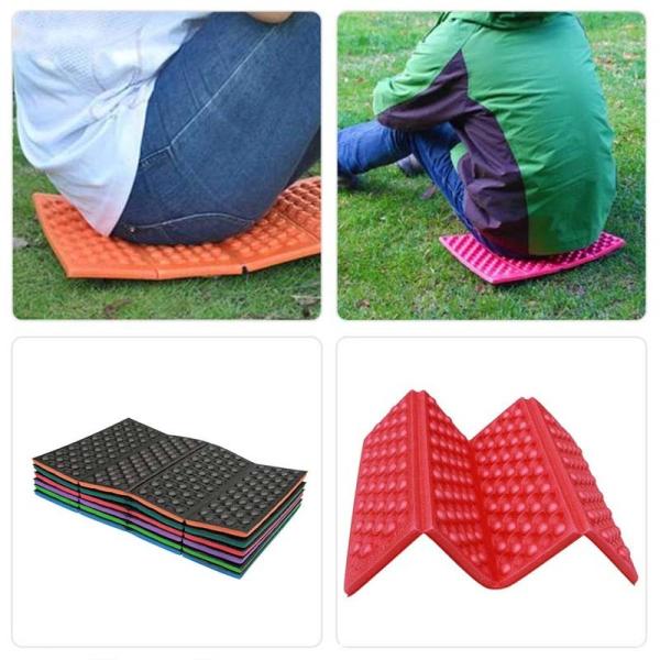 30*28*1.2cm Foam Cushion Seat 6 Folds Lightweight Xpe Foam Mat For Biking