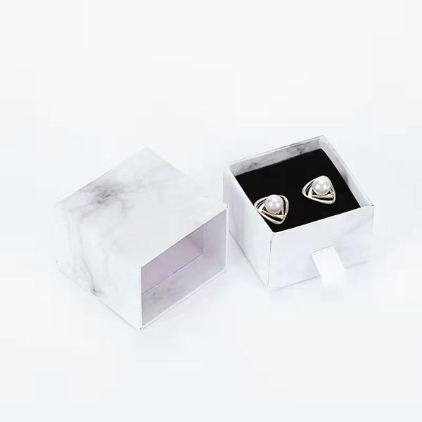 Paperboard Necklace Bracelet Rings Drawer Jewelry Box Organizer Packaging for Leather