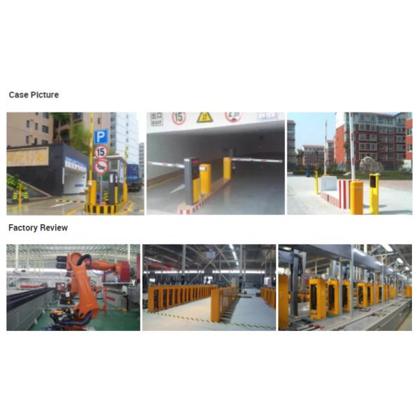 High Speed Straight Fold Arm Fence Barrier Gate For Car Parking Management