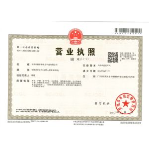 Dongguan Xin Huaisen Electronic Technology Company Limited Certifications