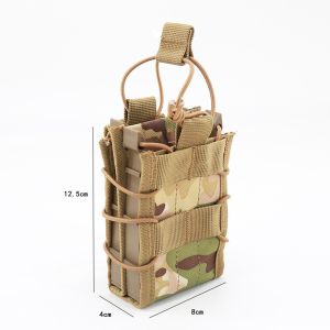 Quality Outdoor Tactical Magazine Pouches Quick Draw Holsters AK M4 Elastic Molle Vest Backpack wholesale