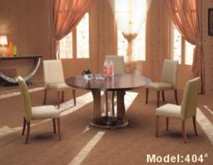 Quality Gelaimei Upholstery Hotel Restaurant Furniture Wooden 5 Person Dining Room Table wholesale
