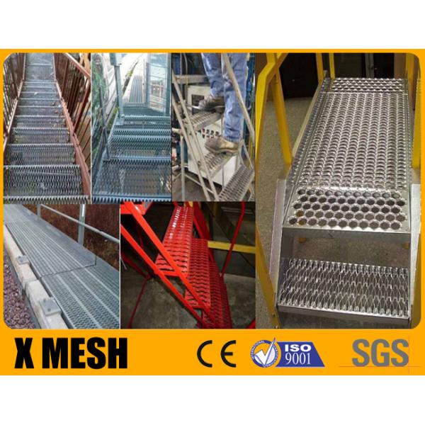 5 Diamonds Walkway Channel Perforate Metal Welded Steel Grating Antirust