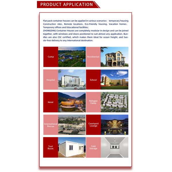 Direct Moveable Flat Pack Container Home 20ft Flat Pack Modern House with Low MOQ