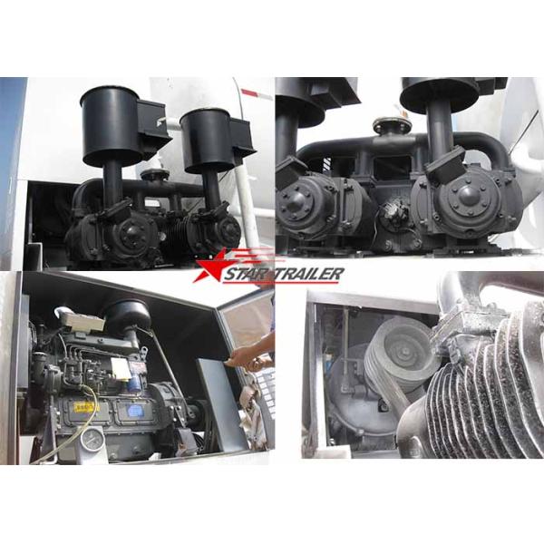 Customised Special Tank Truck For Fly Ash / Stone Powder / Aluminum Powder