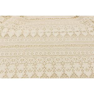 China HD Stitches Allover Lace Fabric Embroidery Botanical For Multiapplication on sale