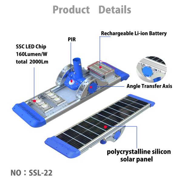 4000 Lumens All in One Solar Street Light, A Quality, High Performance, Long-life term