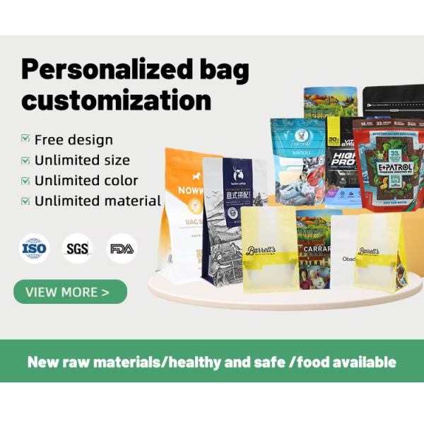 Custom Printed Recyclable Food Packaging Flexible Packaging Bag