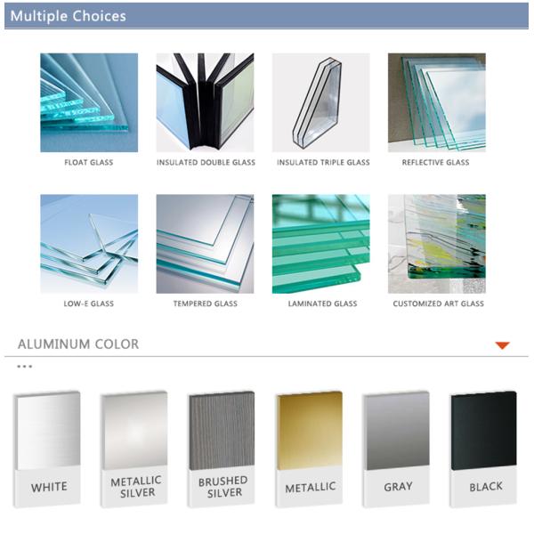 Customized Exterior Aluminum Doors Frameless Aluminium Glass Pivot Front Doors