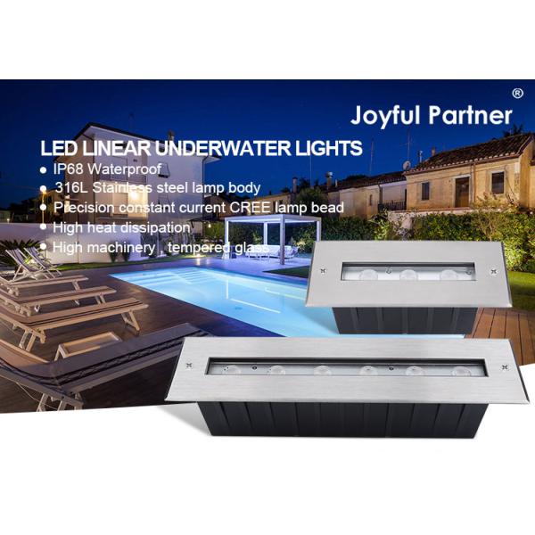 Underwater light installation in pool