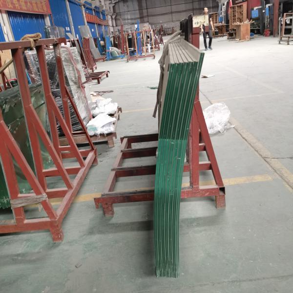 Big Size Laminated Tempered Glass Curved 6.38-5mm Thick For Building