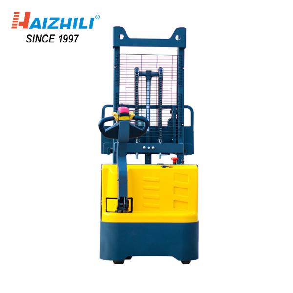 1500kg Single Mast Forklift , Walk Behind Pallet Jack With 1 Year Warranty