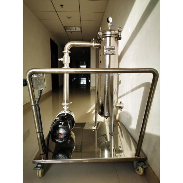 OEM / ODM 20 Inch Stainless Steel Bag Filter Housing 304 316L With PP Filter Bag