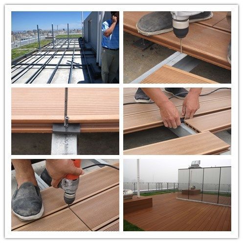 Waterproof WPC Garden/Outdoor Decking Fence/Flooring NYN150*25 with Scratched Surface