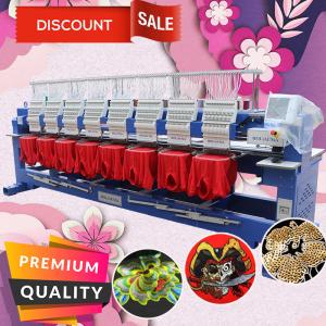 Quality HO1508H 8 heads 400*450mm tajima type computer embroidery machine cheaper than zsk embroidery machine price for cap flat wholesale