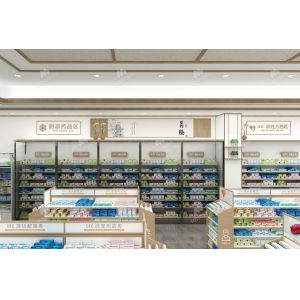 Quality 09-SYZSS Pharmacy Store Design With Elegant Chinese Style wholesale