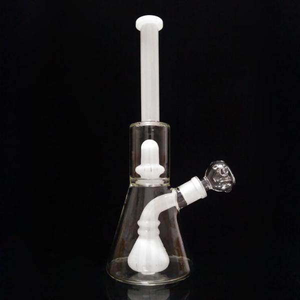 Heady Unique Scientific Glass Bong With 18mm Bowl Perc Glass Water Pipe