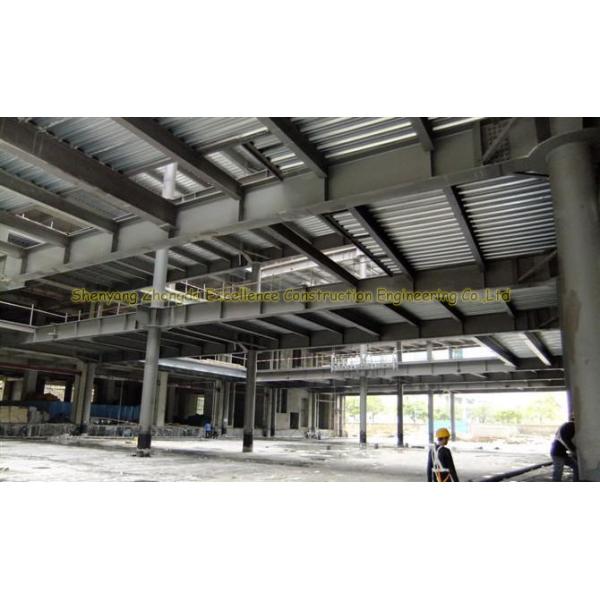 Multi Storey Steel Structure Workshop Buildings Sandwich Panel Materials