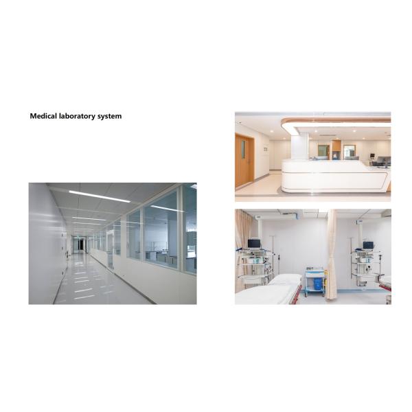 Office Double Glazed Glass Partition Wall Soundproof Demountable