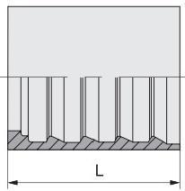 Ferrule for 4sp 4sh/12-16 R12/06-16 Hose 00400