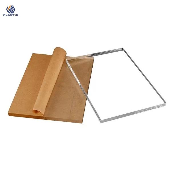 Cast Process Perspex Clear Acrylic Plastic Sheet High UV Resistance Easy To Shape