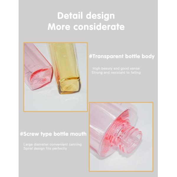 luxury skincare packaging bottle 40ml 100ml 120ml 180ml Newly designed cosmetic plastic packaging