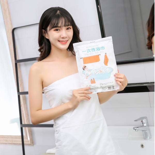 CE Portable 70*140cm 75GSM Disposable Bathroom Towels